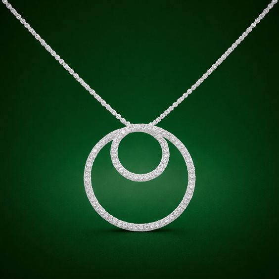 Pendant Namuri Woman INFINITO in Gold Diamante 1.35 Ct PNINFPVCR - PNINFPVCR